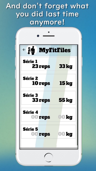MyFitFiles screenshot 3