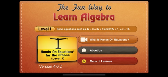 Hands-On Equations 1