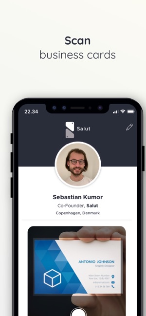 Salut - Business Cards Scanner(圖2)-速報App