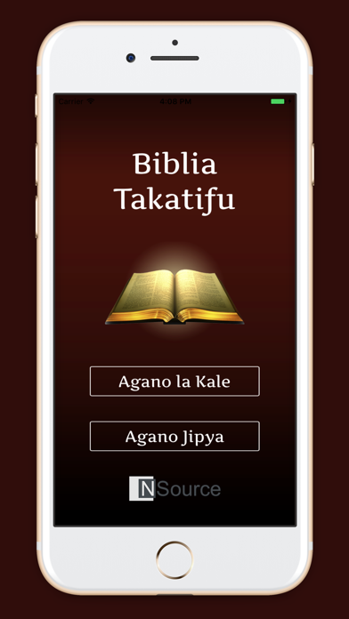 How to cancel & delete Biblia Takatifu ya Kiswahili from iphone & ipad 1