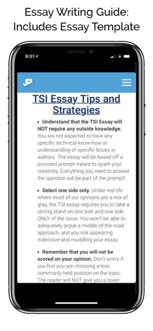 tsi essay sample questions