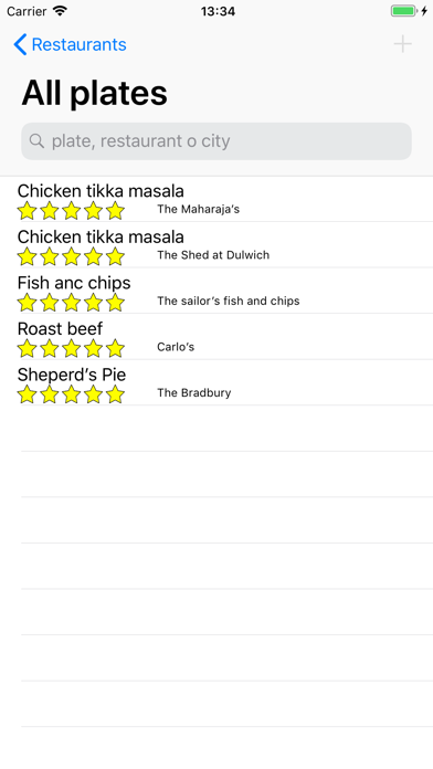 iRestaurants screenshot 4