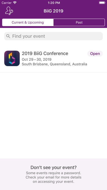 BiiG Conference App