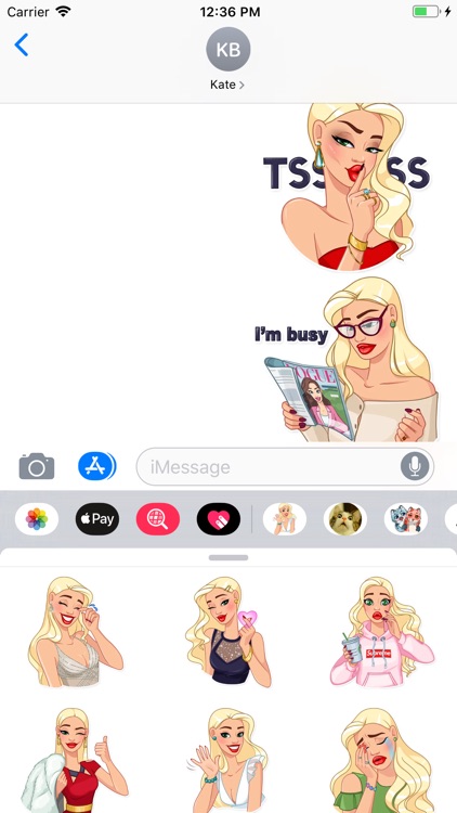 Rich Girl Sticker Pack