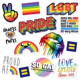 Gay Pride LGBT Rainbow Sticker