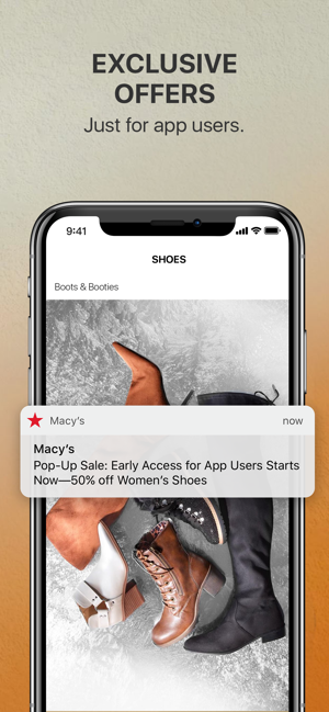 macy's new app promo code