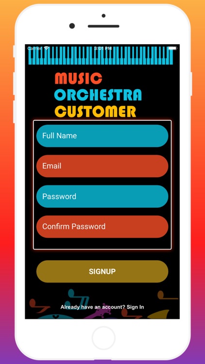 Music Orchestra Customer