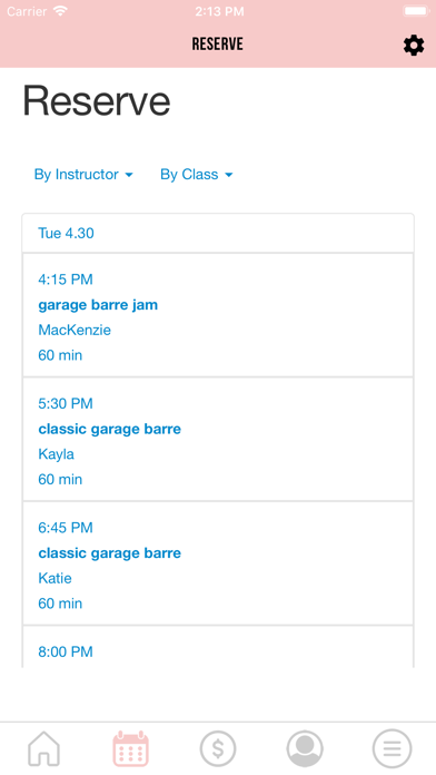 Garage Barre + Bike screenshot 2