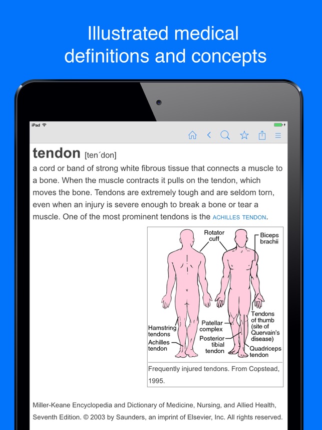 Medical dictionary app to pc