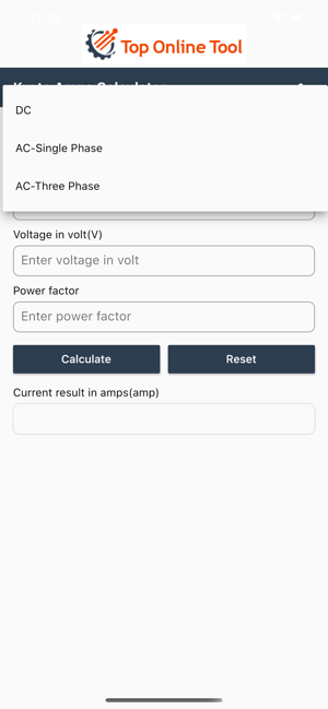 Kw to Amps Calculator(圖2)-速報App