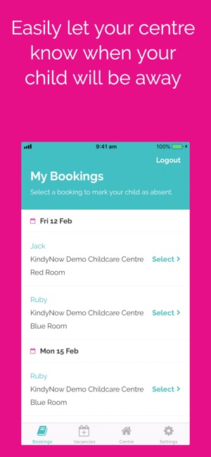 KindyNow Childcare booking App(圖2)-速報App