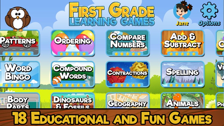 First Grade Learning Games screenshot-0