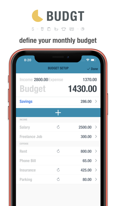 BUDGT - Daily Finance screenshot1