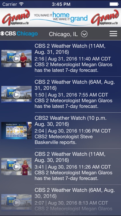 CBS Chicago Weather screenshot-3