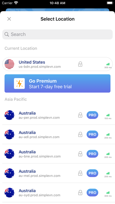 VPN ‣‣ screenshot 2