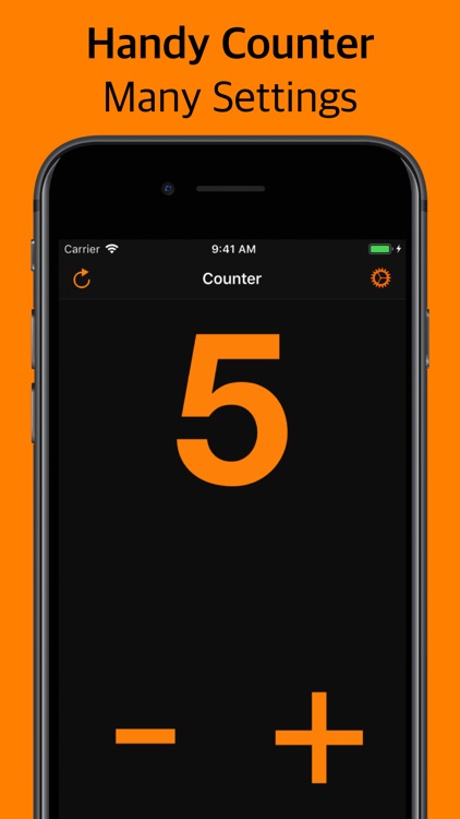 Counter with widget