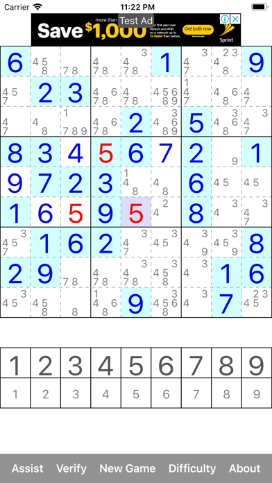 Sudoku Lite Version screenshot 3