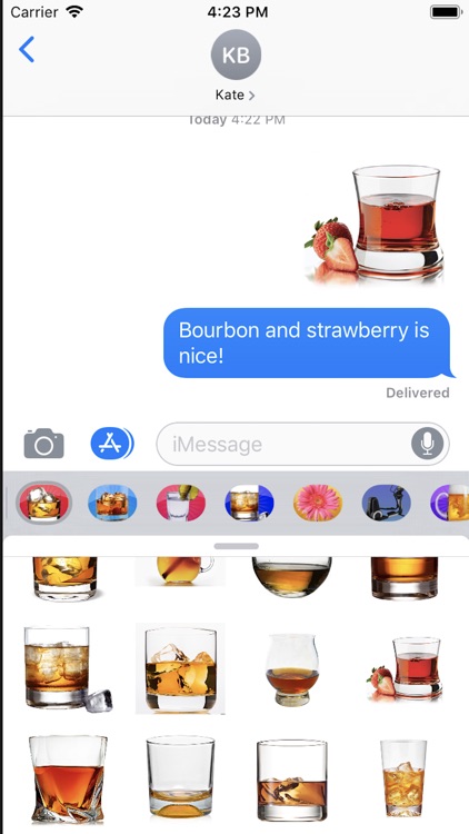 Bourbon-Emojis Stickers