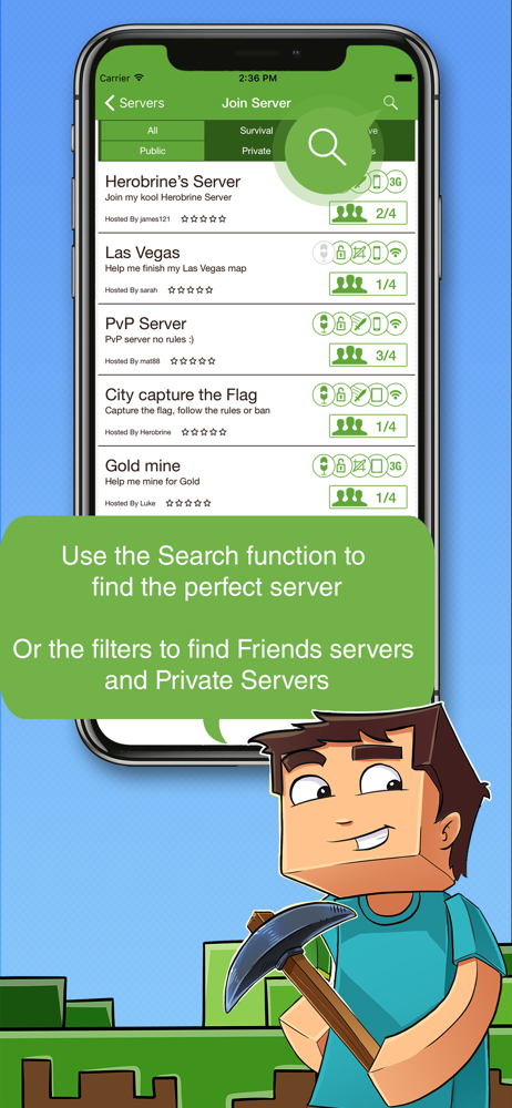 Multiplayer For Minecraft Pe Overview Apple App Store Us