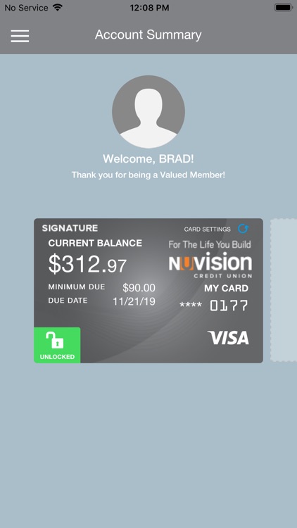 Nuvision Card Management