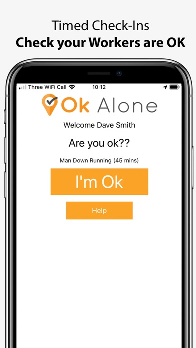 How to cancel & delete Ok Alone - Lone Worker App from iphone & ipad 4