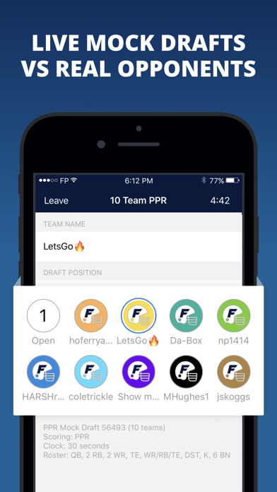 Fantasy Football Draft Wizard App Top App Start - ffl draft 2020 roblox