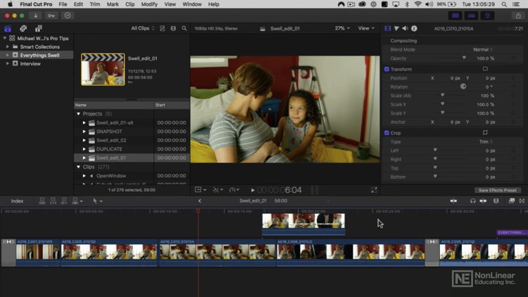 More Tips For Final Cut Pro X