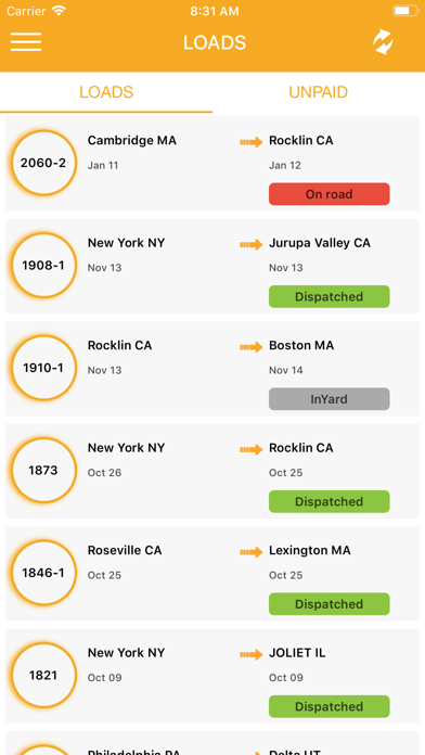 How to cancel & delete Roadies Trucks from iphone & ipad 2