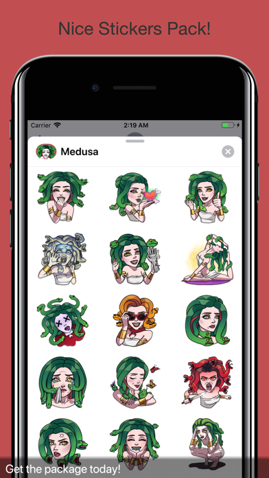 Medusa Stickers screenshot 2
