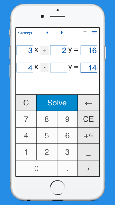How to cancel & delete Systems of equations solver from iphone & ipad 1