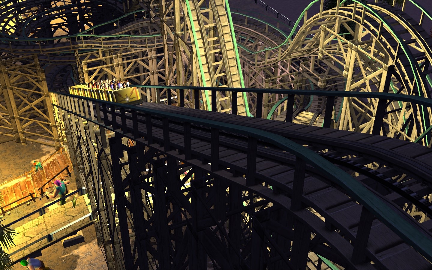 Screenshot do app RollerCoaster Tycoon® 3