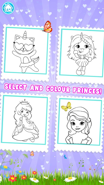 Draw Princess Color And Paint screenshot-0