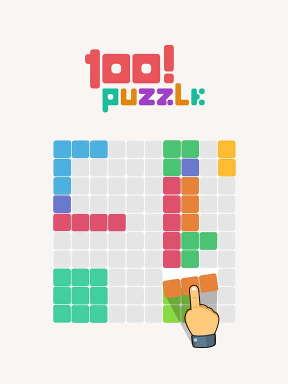 iPad Image of 100! Block Puzzle Color