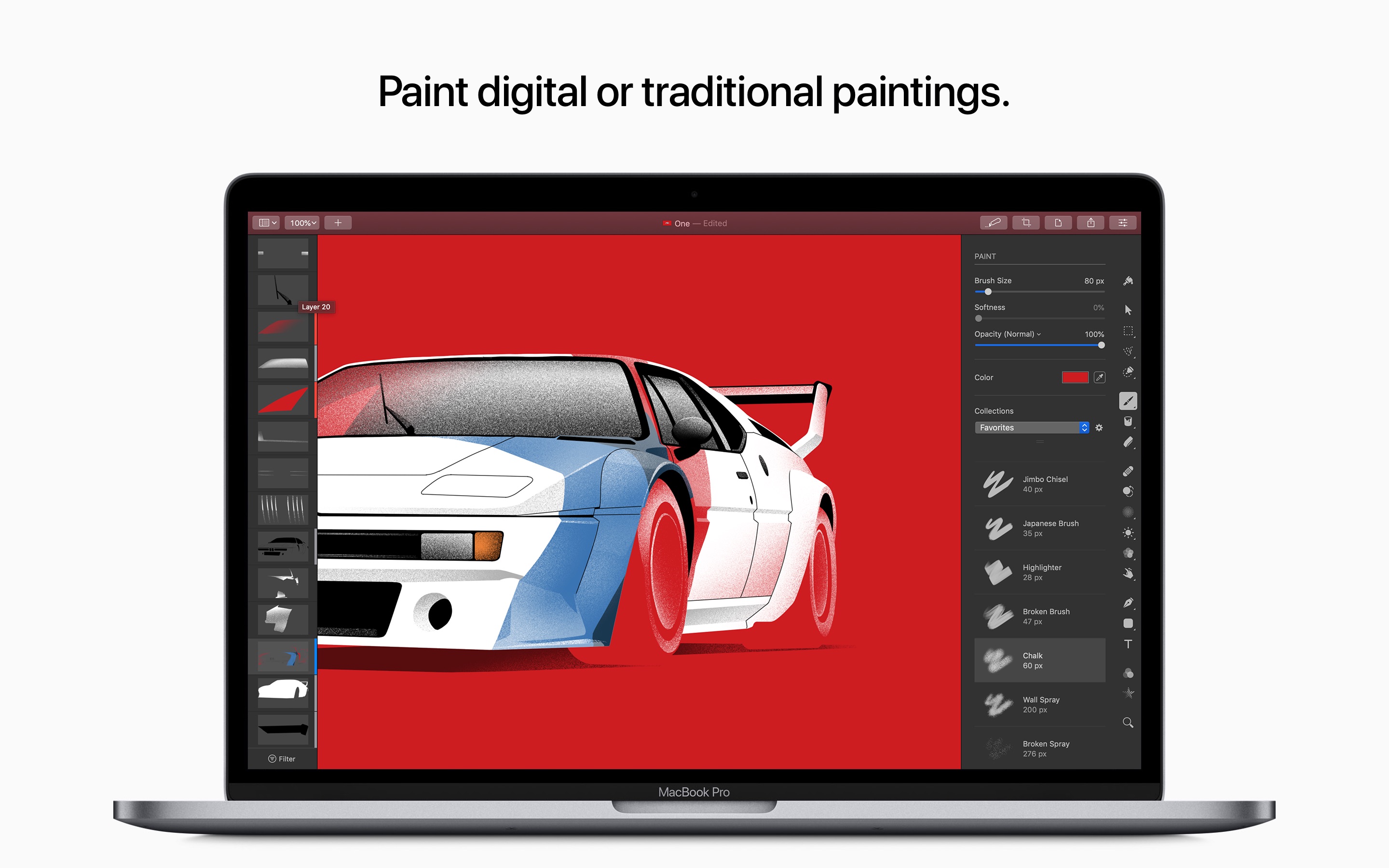 Screenshot do app Pixelmator Pro