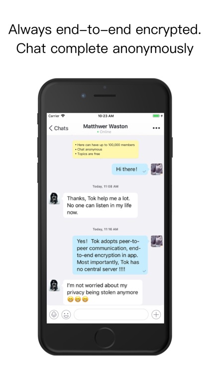 Tok - Encrypted Messaging