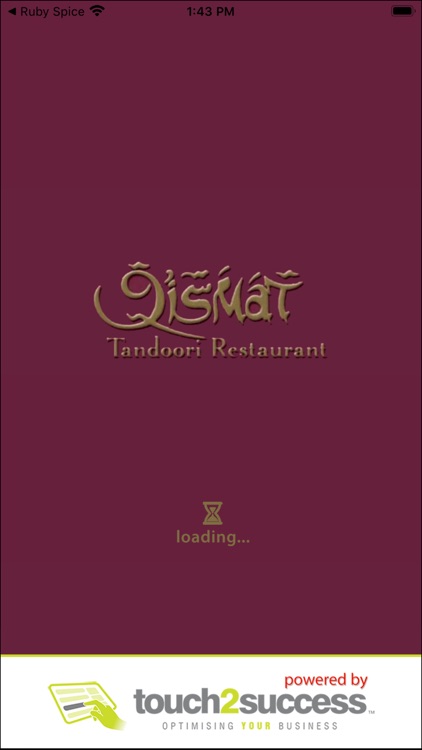 The Qismat Tandoori -IV30 1BA