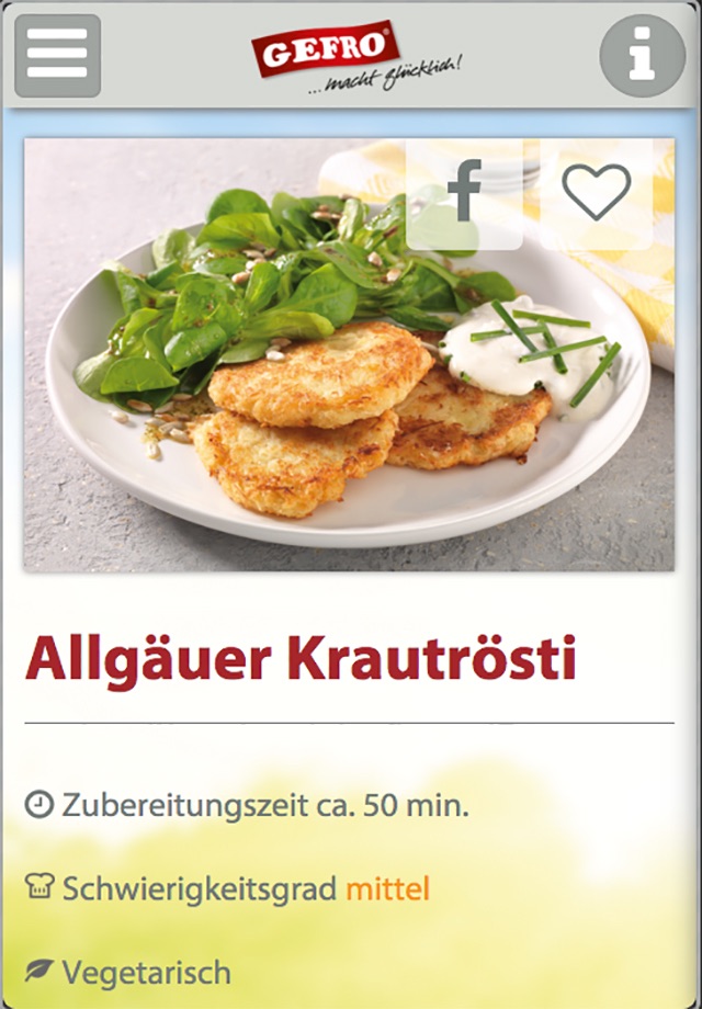 GEFRO Rezepte screenshot 4