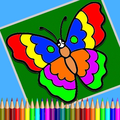 Kids Drawing & Coloring Book Icon