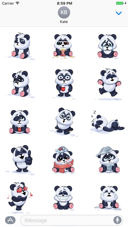 Sticker Me: Funny Panda