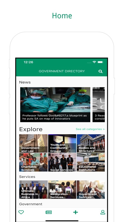 Government Directory app