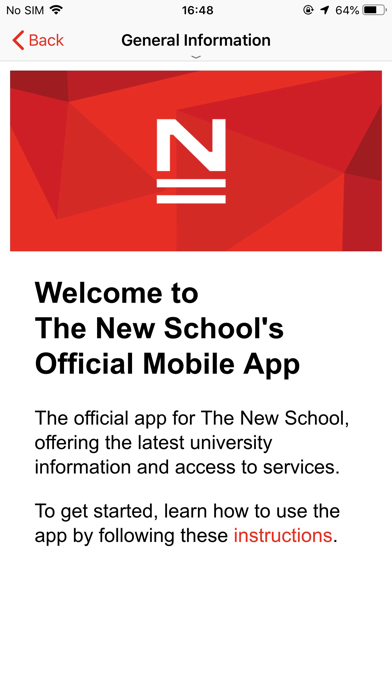 The New School Official App screenshot 2