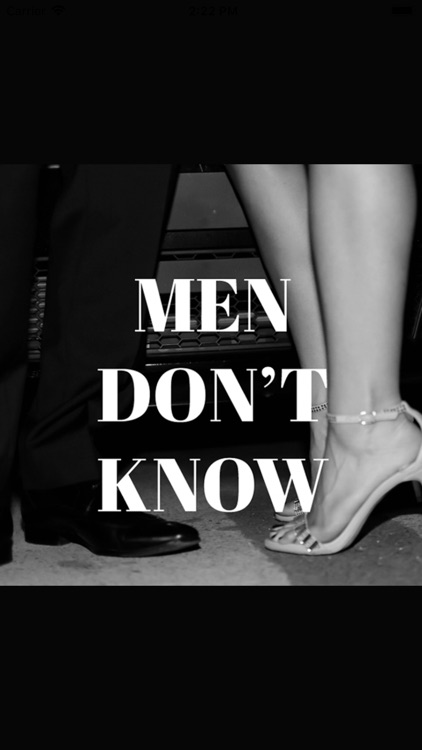 Men Don't Know