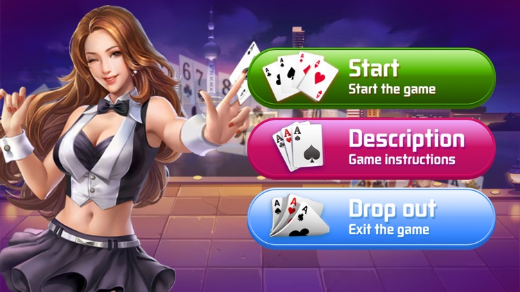 Lucky poker game-puzzle game