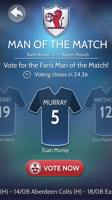 Raith Rovers Matchday App screenshot 4