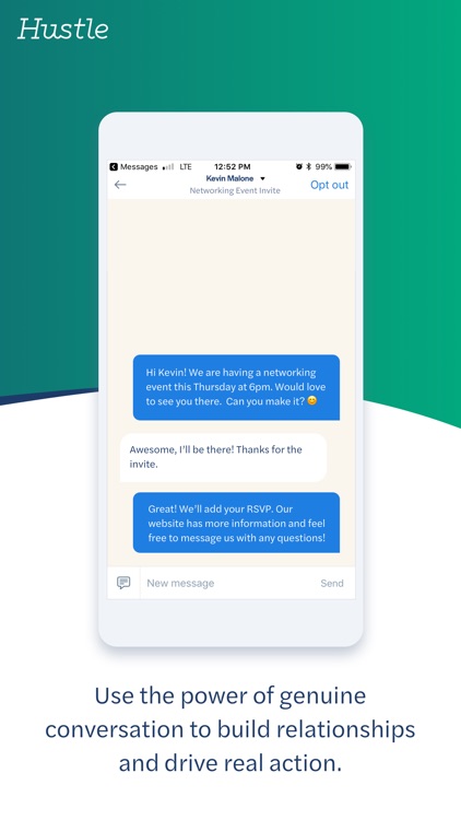Hustle: P2P texting at scale
