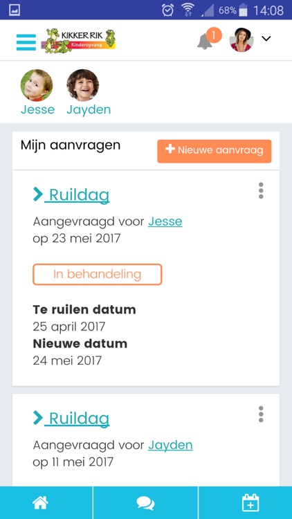 Kikker Rik ouder app