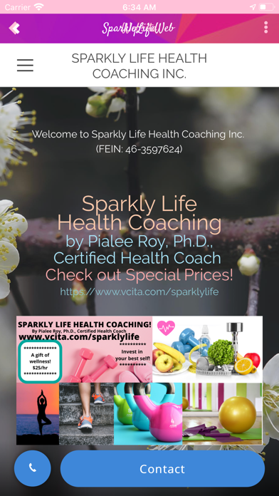 Sparkly Life Health Coaching screenshot 3