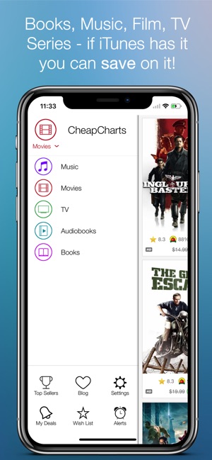 CheapCharts: All iTunes Deals(圖2)-速報App