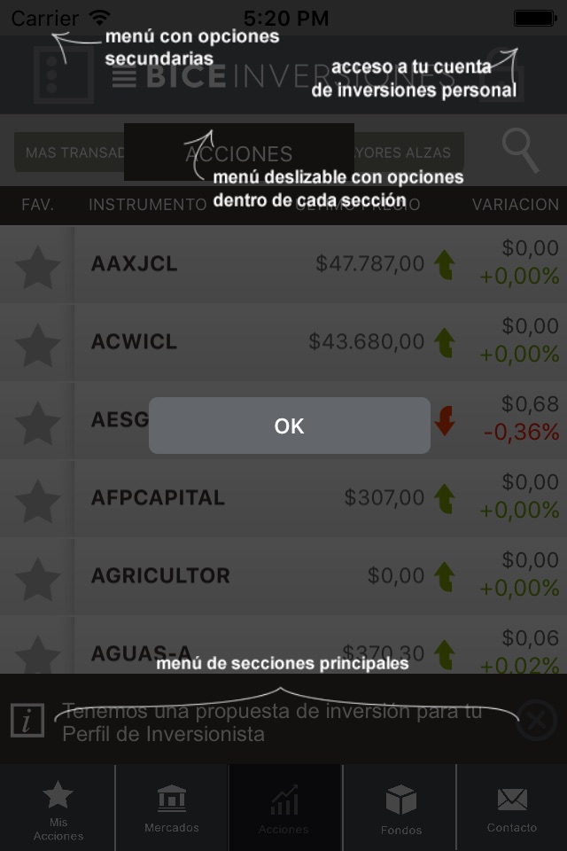 BICE Inversiones screenshot 2