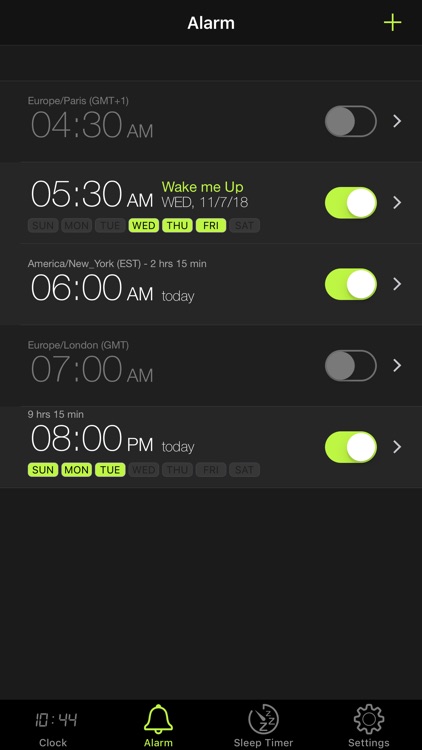 Alarm Clock: & Sleep Timer